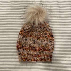 Hand knit beanie